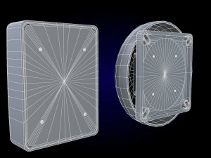 Fire alarm bell 3D 模型