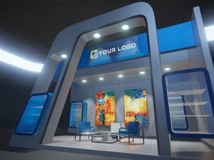 3d exhibition stand vol 1 3D Model
