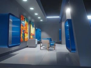 3d exhibition stand vol 1 3D Model