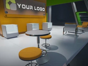 3d exhibition stand vol 1 3D Model