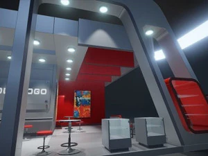 3d exhibition stand vol 1 3D Model