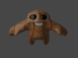 chocolate golem Modèle 3D