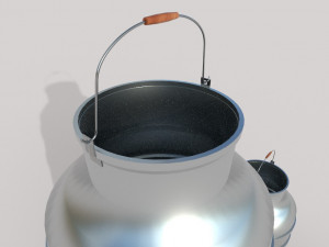 milk galvanized vases Model 3D