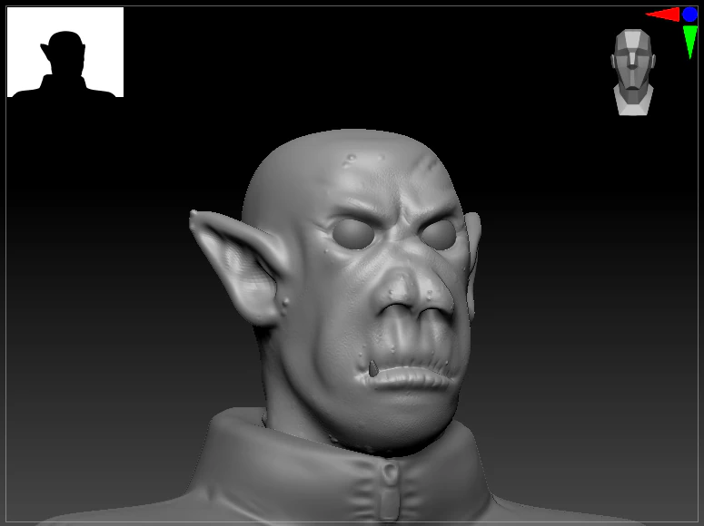 Goblin 3D Model .c4d .max .obj .3ds .fbx .stl .blend 