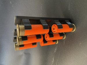 6x 12 gauge carrier- Porte cartouches Modello di stampa 3D
