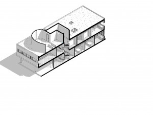 villa savoye le corbusier revit Model 3D
