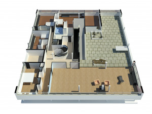 villa savoye le corbusier revit Model 3D