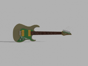 Nissom lm-01 Eletric guitar 3D Модель