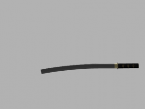 katana sword Modèle 3D