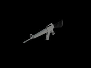 m16 a1 Model 3D