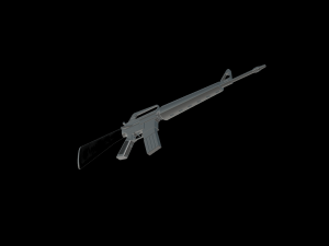 m16 a1 Model 3D