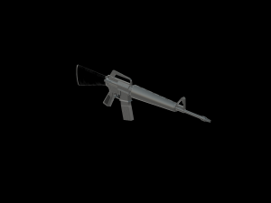 m16 a1 Model 3D
