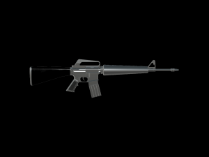 m16 a1 Model 3D