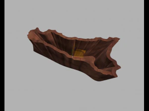 Tigela de comida em formato de Sic&iacute;lia Modelo 3D