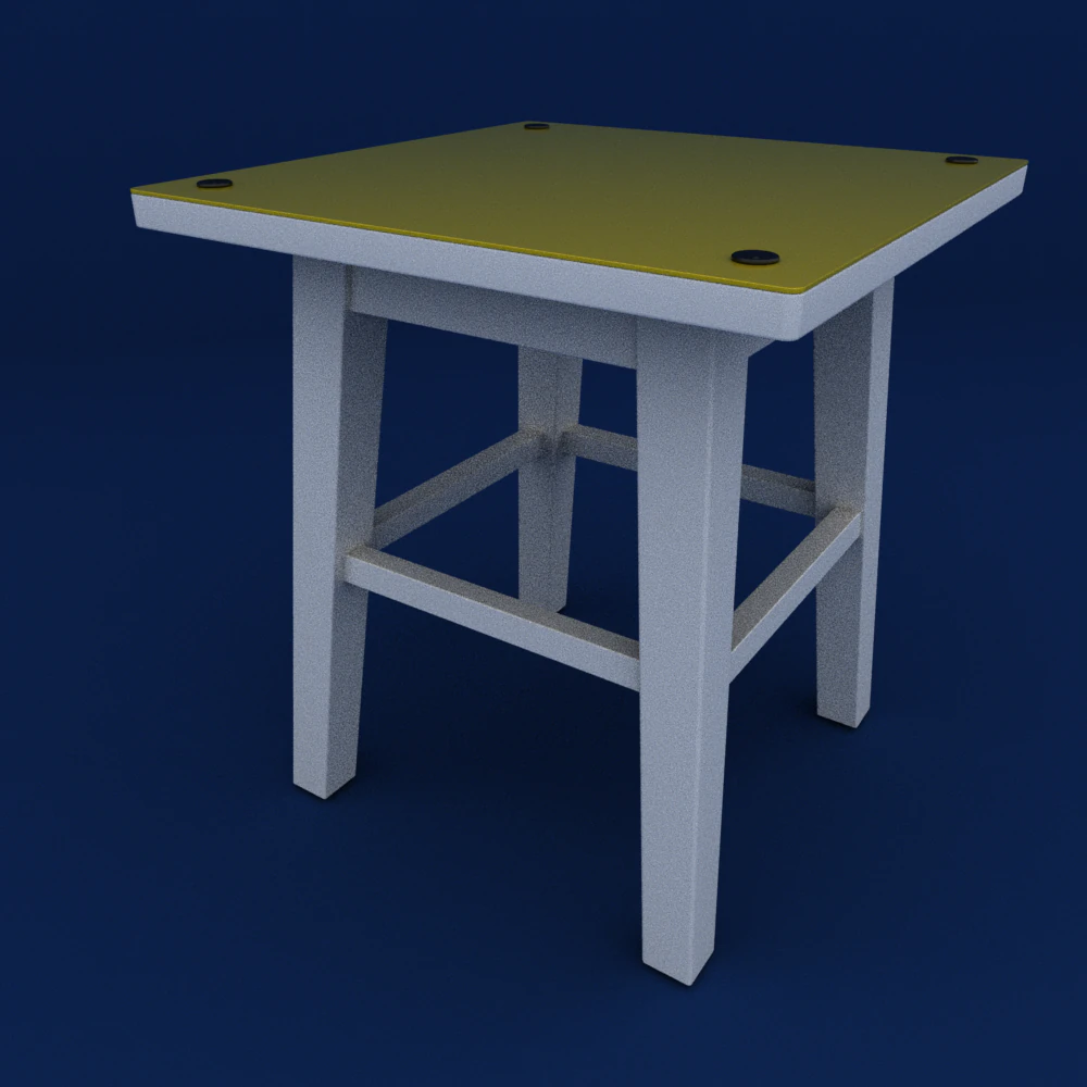 regular stool 3D Model .c4d .max .obj .3ds .fbx .stl .blend 