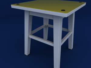 regular stool 3D 模型
