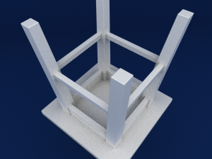 regular stool 3D 模型
