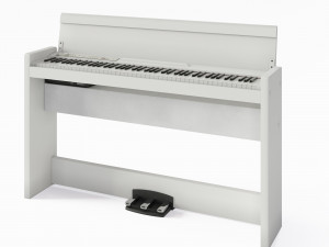 digital piano korg lp-380 3D मॉडल