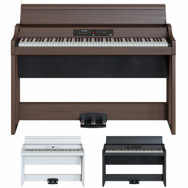 digital piano korg g1 air 3D 모델 .c4d .max .obj .3ds .fbx .stl .blend 