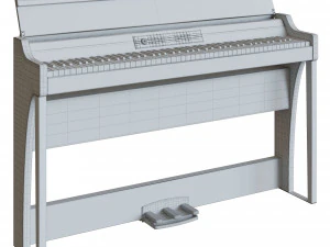 digital piano korg g1 air 3D Model