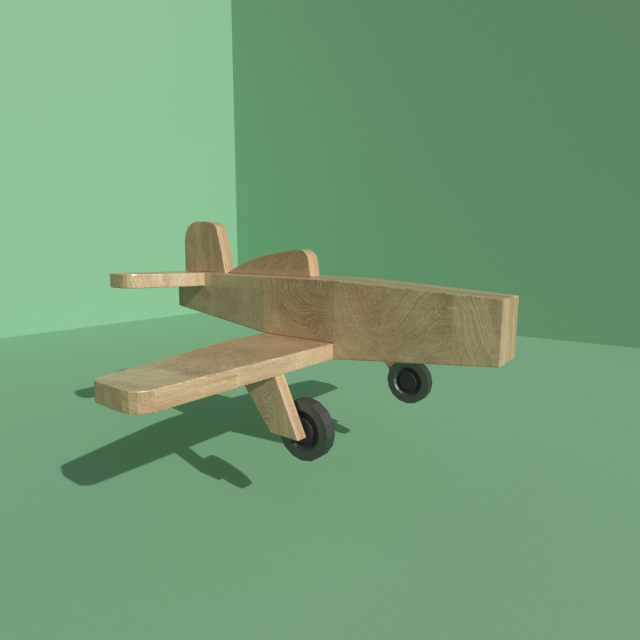wooden toy airplane for children 3D Model .c4d .max .obj .3ds .fbx .stl .blend 