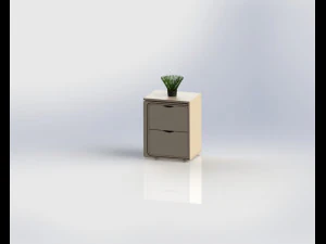 mesa de gaveta lateral da cama Modelo de Impressão 3D