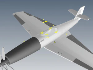 airplanefighterdieangel 3D Model