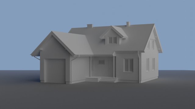 house 001 Modèle 3D .c4d .max .obj .3ds .fbx .stl .blend 