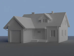 дом 001 3D Модель