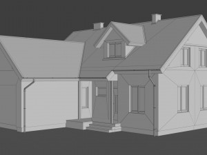 house 001 Modèle 3D