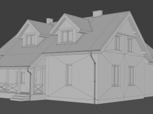 house 001 Modèle 3D