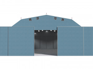 airport hangar Modèle 3D
