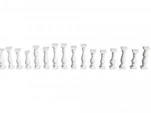 stone balusters 3D Model