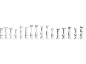 stone balusters 3D Model