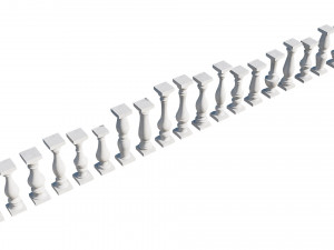 stone balusters 3D Model