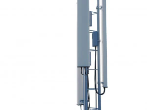 tour de t&eacute;l&eacute;communication Modèle 3D