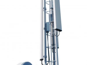 tour de t&eacute;l&eacute;communication Modèle 3D