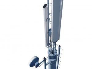 tour de t&eacute;l&eacute;communication Modèle 3D