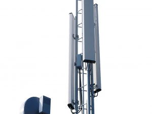 tour de t&eacute;l&eacute;communication Modèle 3D