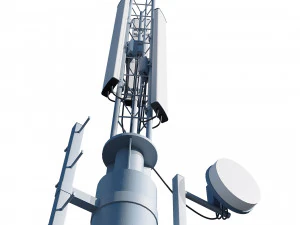 tour de t&eacute;l&eacute;communication Modèle 3D
