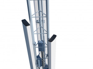 telecommunication tower Modèle 3D