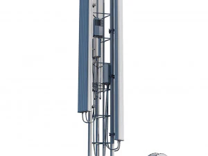 tour de t&eacute;l&eacute;communication Modèle 3D