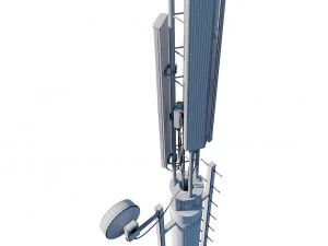 tour de t&eacute;l&eacute;communication Modèle 3D