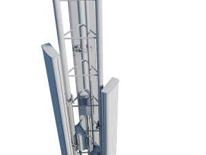 tour de t&eacute;l&eacute;communication Modèle 3D