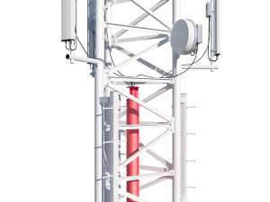 telecommunication tower Modelo 3D