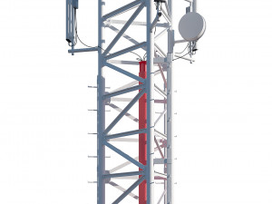 telecommunication tower Modelo 3D