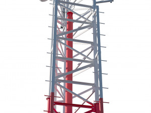 telecommunication tower Modelo 3D