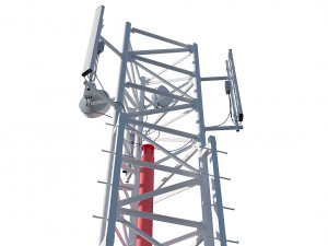 telecommunication tower Modelo 3D