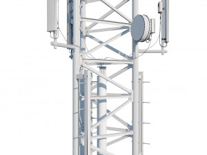 telecommunication tower Modelo 3D
