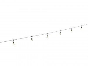 string lights edison lamps 3D Model